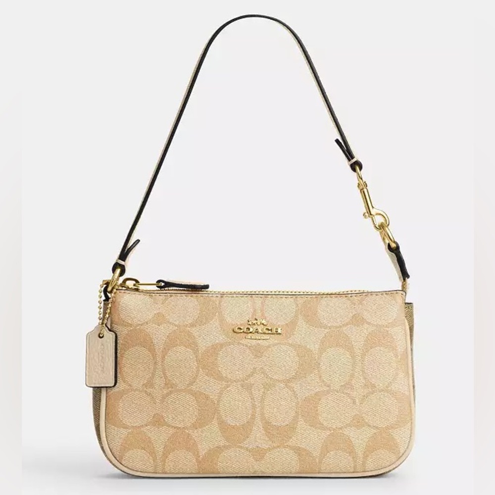 Coach Nolita 19 Shoulder Bag Wristlet in Signature Canvas